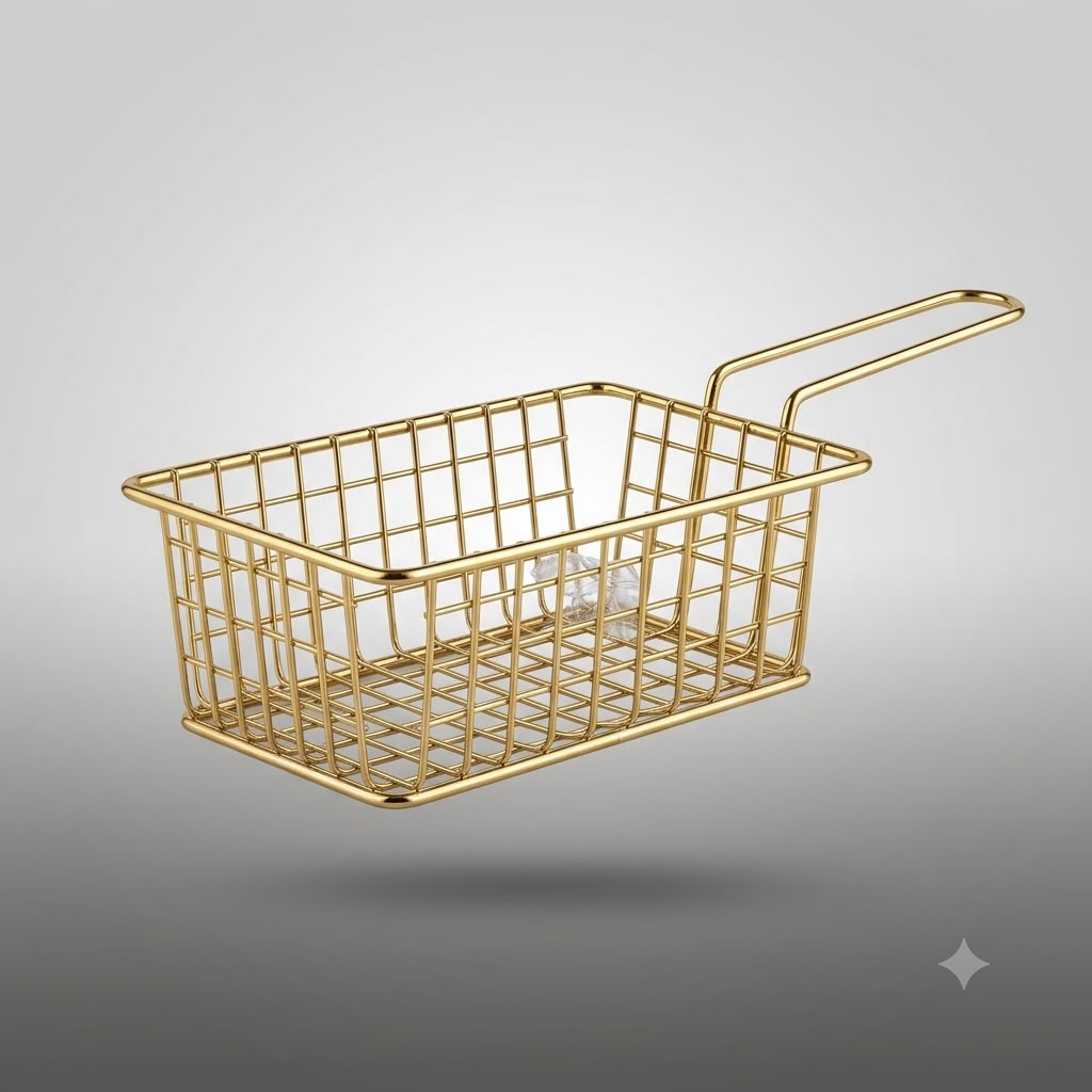 Mini Rectanguler Fry Basket