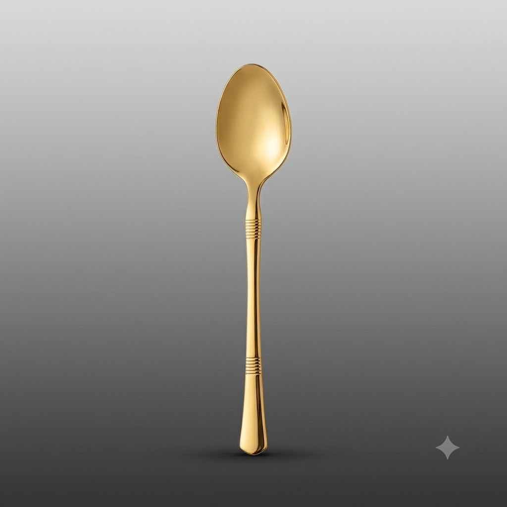 Golden Tea Spoon Set (6pcs)