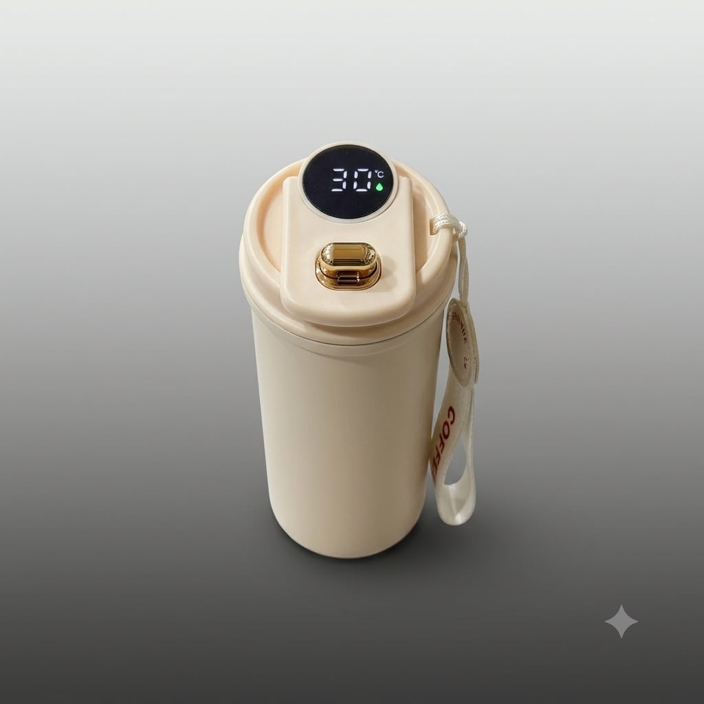 Smart Temperature Display Coffee Mug