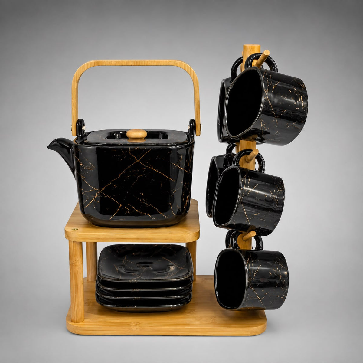 Tea set with stand