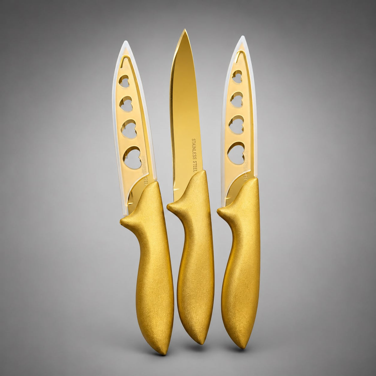 Gold Kitchen Knife Set