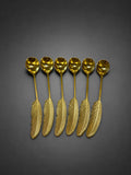 Golden Feather Spoon Set