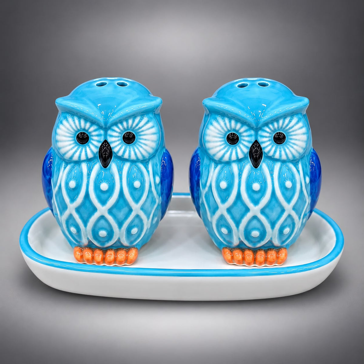 Blue Owl Salt & Pepper Set