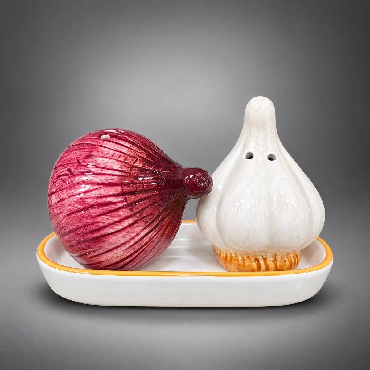 Garlic & Onion Salt & Pepper Set