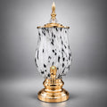 Elegant Black &amp; White Glass Water Dispenser