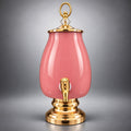 Elegant Pink Glass Water &amp; Juice Dispenser