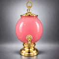 Luxury Pink Glass Water Dispenser