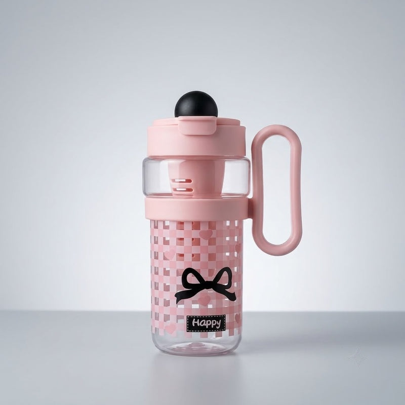 Straw Water Bottle With Handle